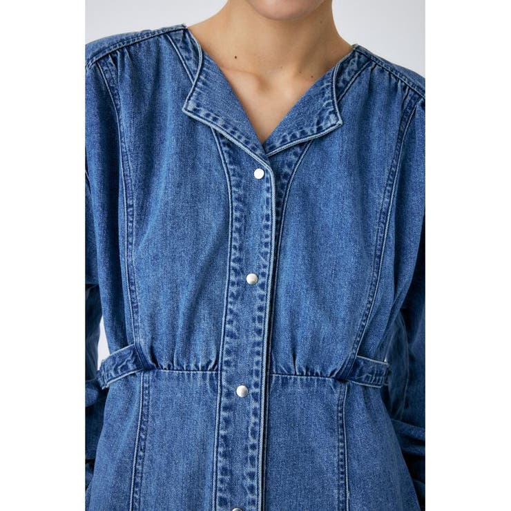 SIDE BELT DENIM ドレス[品番：BJLW0024989]｜MOUSSY OUTLET（マウジー  