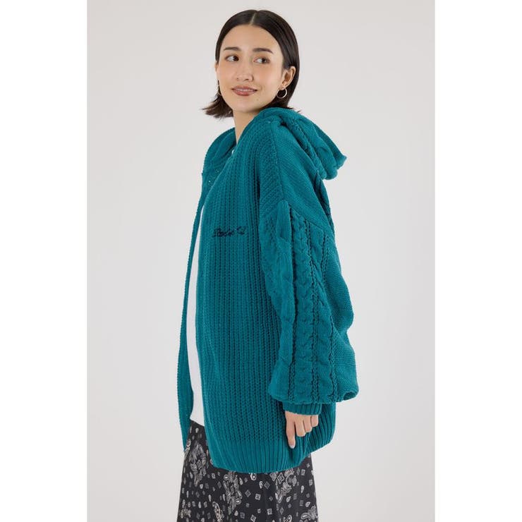 モールニットトッパーカーディガン | RODEO CROWNS WIDE BOWL | 詳細画像30 