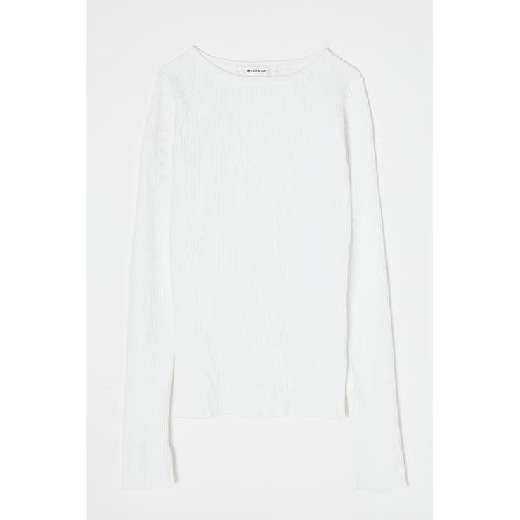 MINIMAL RIB KNIT トップス | MOUSSY OUTLET | 詳細画像1 