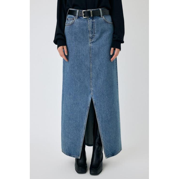 BLU | SLIT DENIM スカート | MOUSSY OUTLET