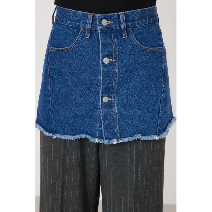 デニムスカート レイヤード スラックス | RODEO CROWNS WIDE BOWL | 詳細画像12 