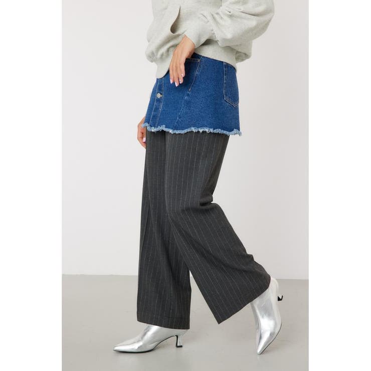 デニムスカート レイヤード スラックス | RODEO CROWNS WIDE BOWL | 詳細画像5 