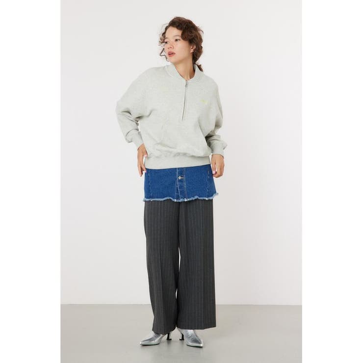 デニムスカート レイヤード スラックス | RODEO CROWNS WIDE BOWL | 詳細画像7 