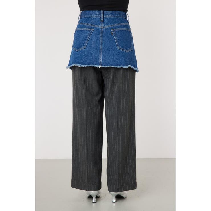 デニムスカート レイヤード スラックス | RODEO CROWNS WIDE BOWL | 詳細画像11 