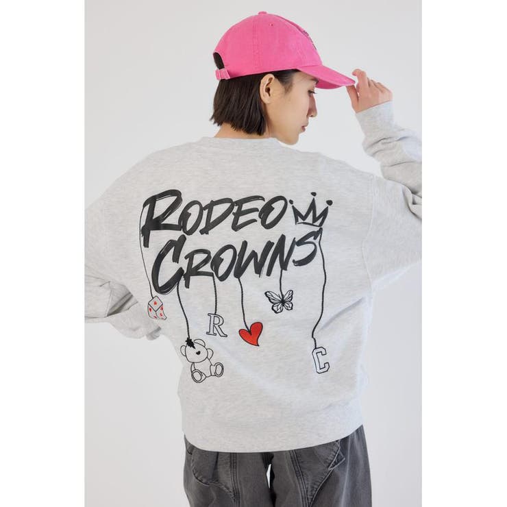 T.GRY | Dangling Charmsスウェット | RODEO CROWNS WIDE BOWL