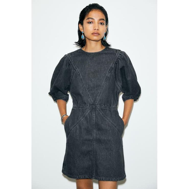 Dolman Sleeve Denim ミニワンピース 品番 Bjlw Moussy Outlet マウジー アウトレット のレディースファッション通販 Shoplist ショップリスト