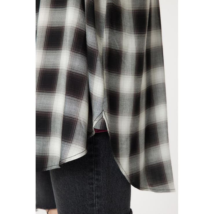 シアーオンブレチェックシャツ | RODEO CROWNS WIDE BOWL | 詳細画像12 