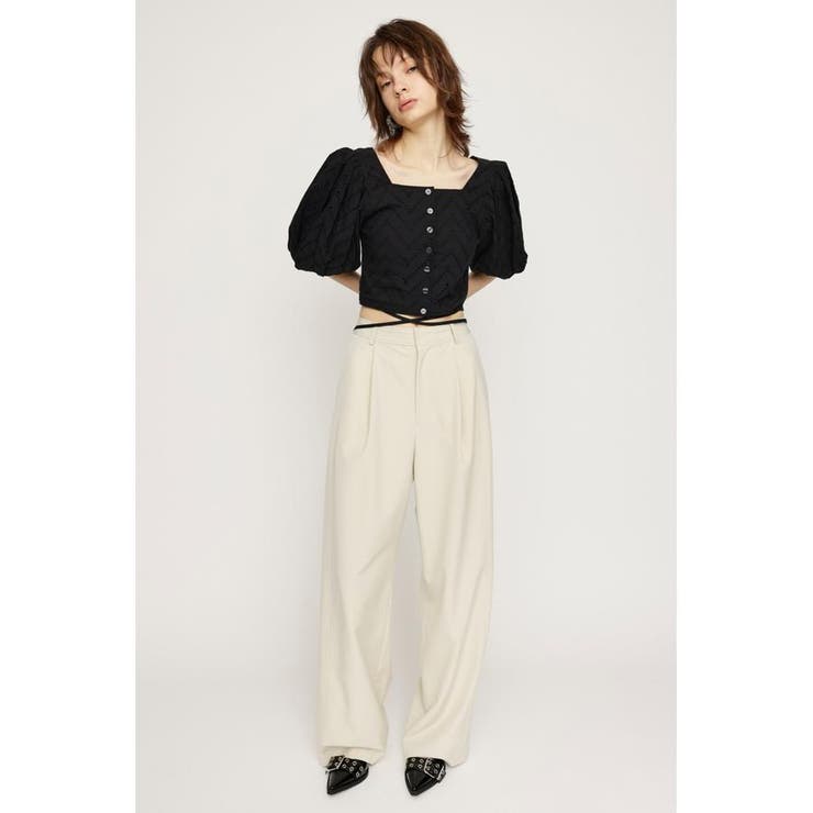 FRONT BUTTON LACE PUFF トップス | SLY OUTLET | 詳細画像13 