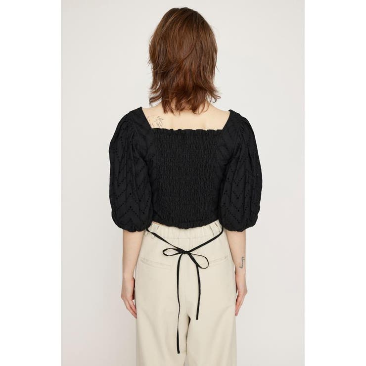 FRONT BUTTON LACE PUFF トップス | SLY OUTLET | 詳細画像19 