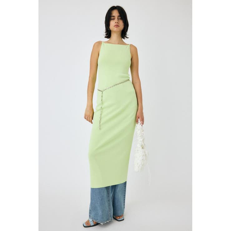 BACKLESS ニットドレス | MOUSSY OUTLET | 詳細画像1 