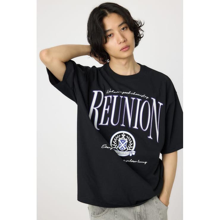BLK | アップリケカレッジロゴTシャツ | RODEO CROWNS WIDE BOWL