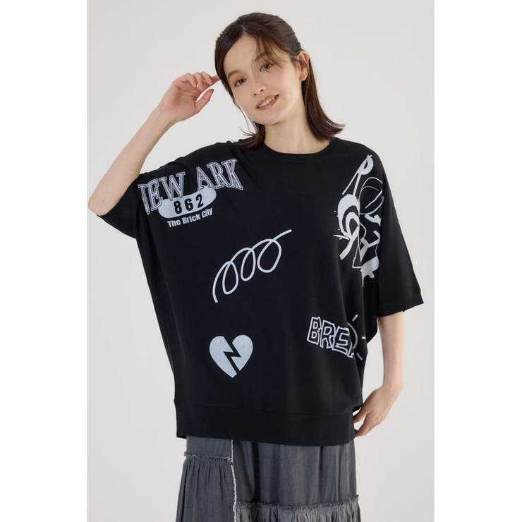 BLK | BREAK ドルマンニット | RODEO CROWNS WIDE BOWL