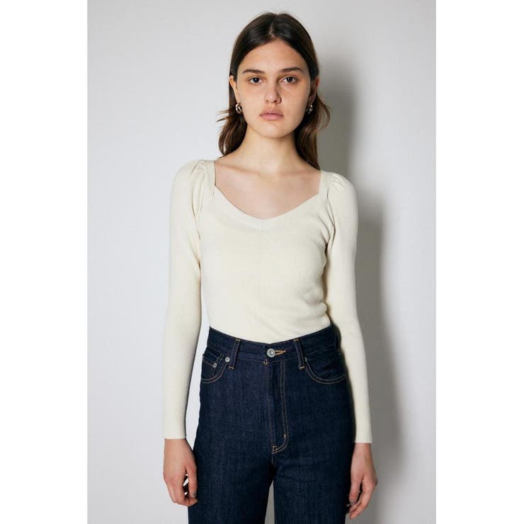 IVOY3 | PUFF SHOULDER KNIT トップス | MOUSSY OUTLET