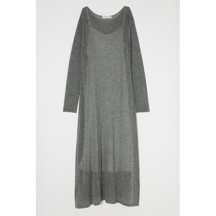 T.GRY | SHEER KNIT ドレス | MOUSSY OUTLET