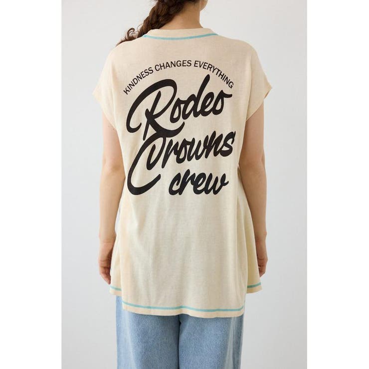 フレンチスリーブロゴニットトップス | RODEO CROWNS WIDE BOWL | 詳細画像9 