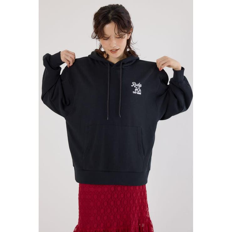 BLK | バックエンボススクリプトロゴパーカー | RODEO CROWNS WIDE BOWL