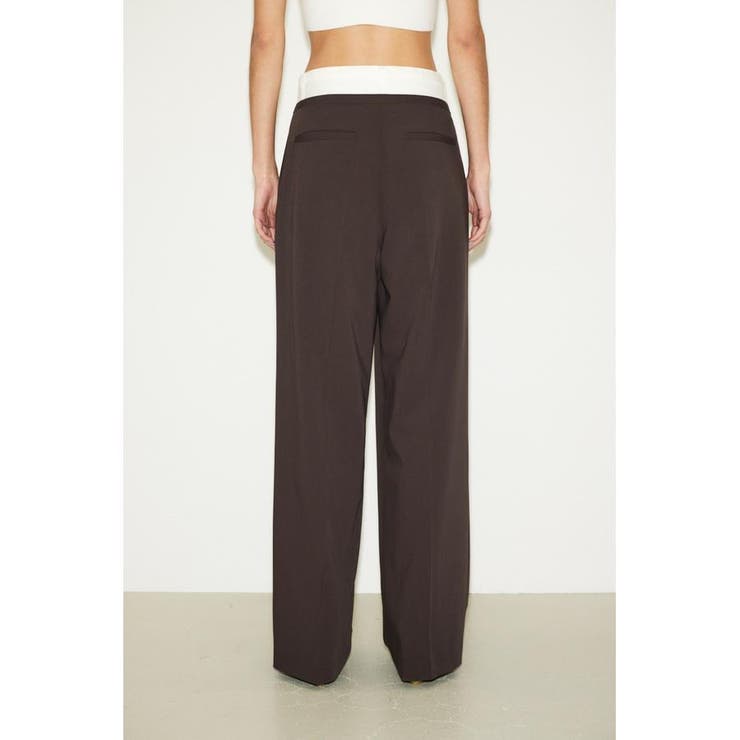 WAIST FOLD MANISH トラウザー | SLY OUTLET | 詳細画像9 