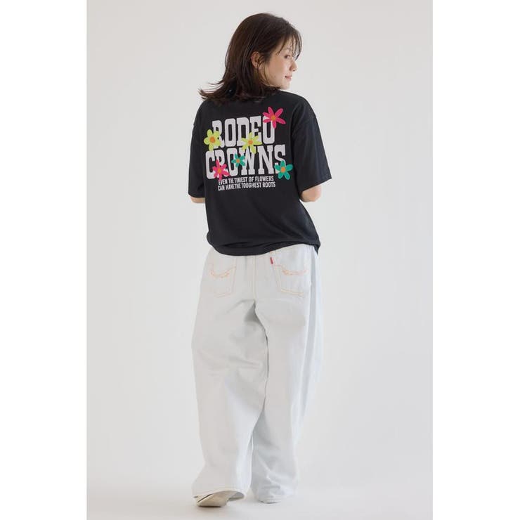 フラワークロスパッチTシャツ | RODEO CROWNS WIDE BOWL | 詳細画像14 