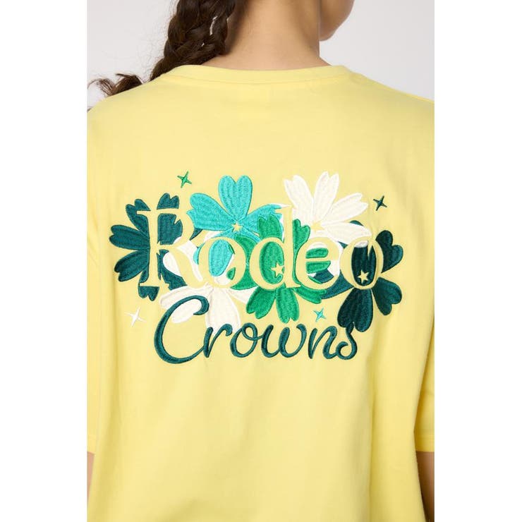 Flower Logo Embroidery Tシャツ | RODEO CROWNS WIDE BOWL | 詳細画像12 