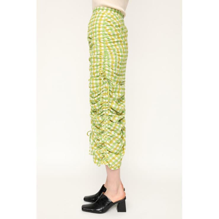 LOUD GINGAM CHECK スカート | SLY OUTLET | 詳細画像4 