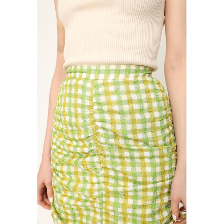 LOUD GINGAM CHECK スカート | SLY OUTLET | 詳細画像6 