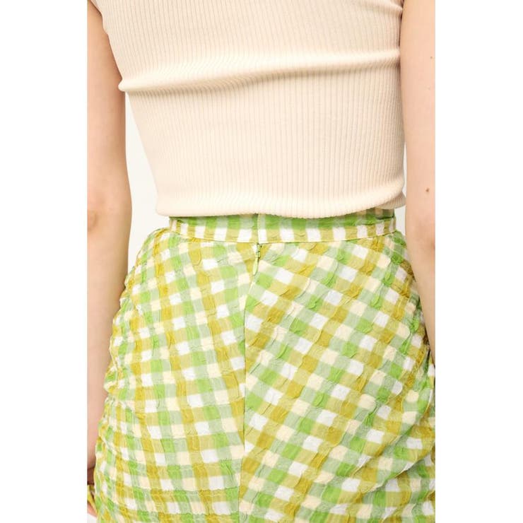 LOUD GINGAM CHECK スカート | SLY OUTLET | 詳細画像7 