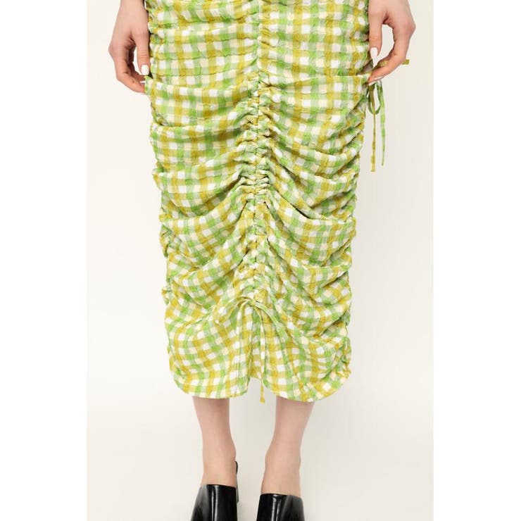 LOUD GINGAM CHECK スカート | SLY OUTLET | 詳細画像9 