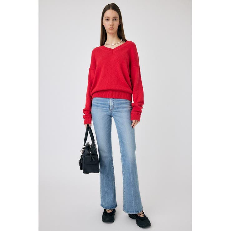 V NECK セーター | MOUSSY OUTLET | 詳細画像1 