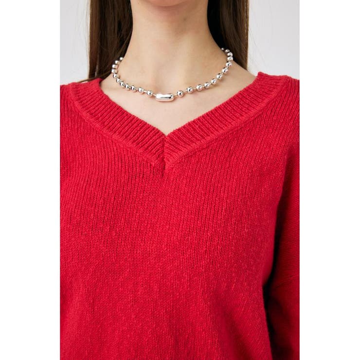 V NECK セーター | MOUSSY OUTLET | 詳細画像8 