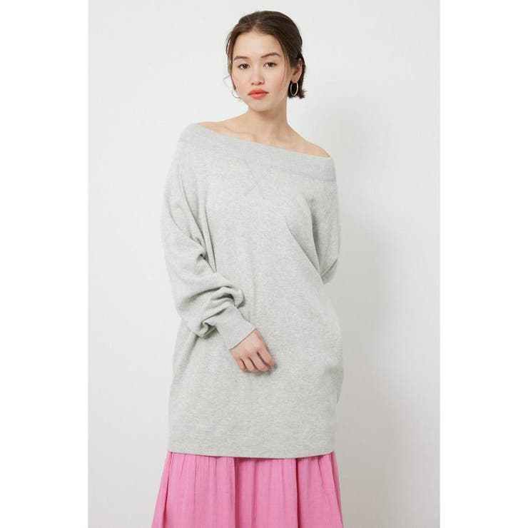 スウェットライクオフショルニットワンピース | RODEO CROWNS WIDE BOWL | 詳細画像19 