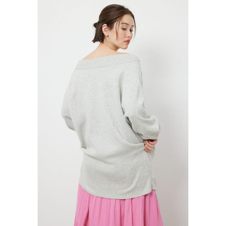 スウェットライクオフショルニットワンピース | RODEO CROWNS WIDE BOWL | 詳細画像21 