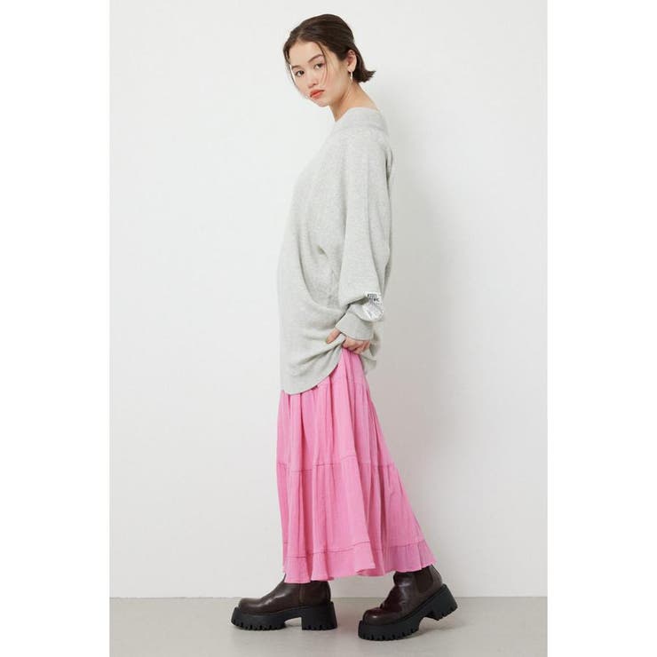 スウェットライクオフショルニットワンピース | RODEO CROWNS WIDE BOWL | 詳細画像23 