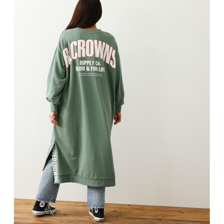 サイドベンツロゴワンピース 品番 Bjlw Rodeo Crowns Wide Bowl ロデオクラウンズ ワイドボウル のレディースファッション通販 Shoplist ショップリスト