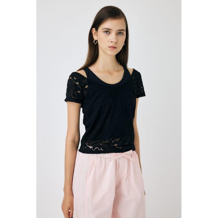 LAYERED LACE トップス | MOUSSY OUTLET | 詳細画像6 