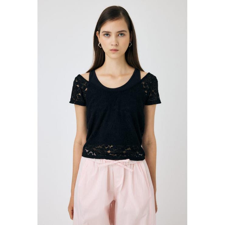 LAYERED LACE トップス | MOUSSY OUTLET | 詳細画像7 
