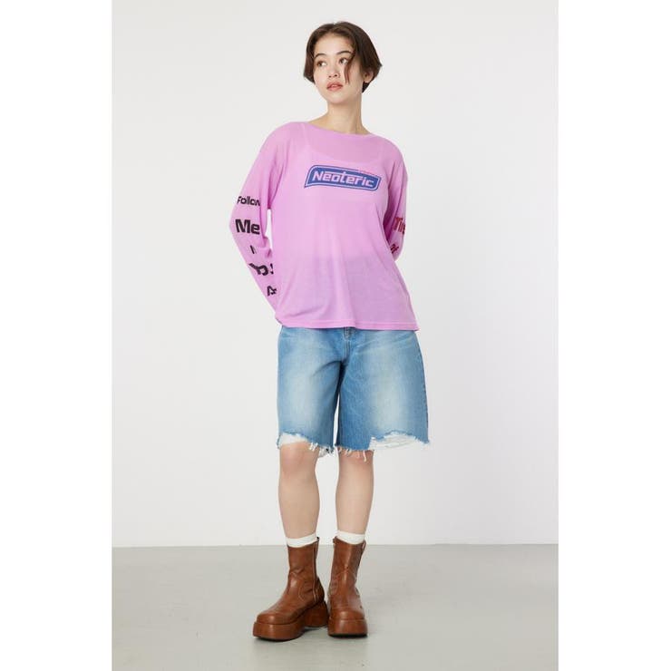 ダメージDENIM バミューダパンツ | RODEO CROWNS WIDE BOWL | 詳細画像15 