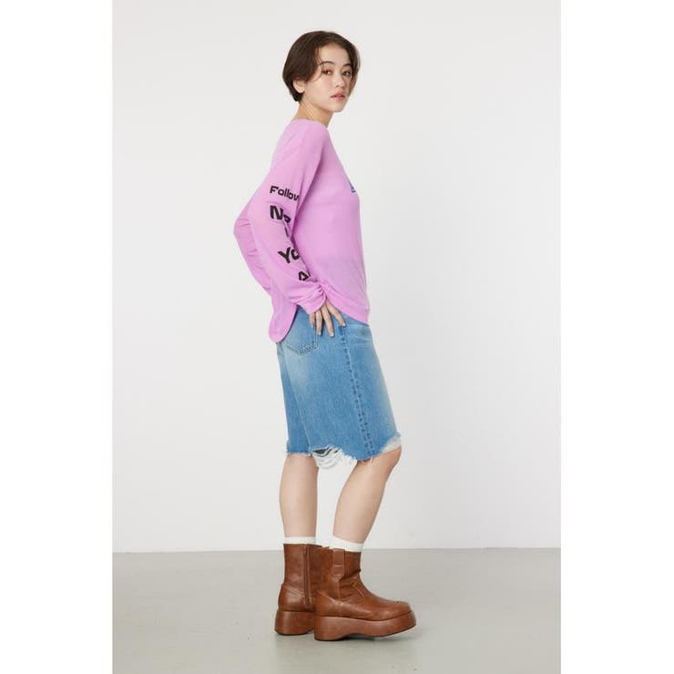 ダメージDENIM バミューダパンツ | RODEO CROWNS WIDE BOWL | 詳細画像16 