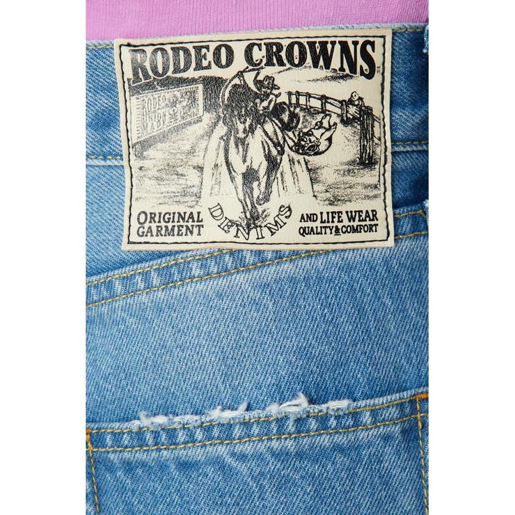 ダメージDENIM バミューダパンツ | RODEO CROWNS WIDE BOWL | 詳細画像24 