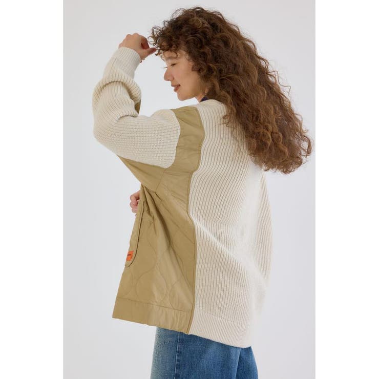 キルトドッキングニットブルゾン | RODEO CROWNS WIDE BOWL | 詳細画像3 