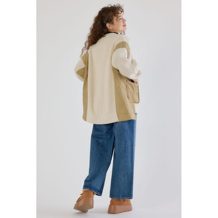 キルトドッキングニットブルゾン | RODEO CROWNS WIDE BOWL | 詳細画像6 