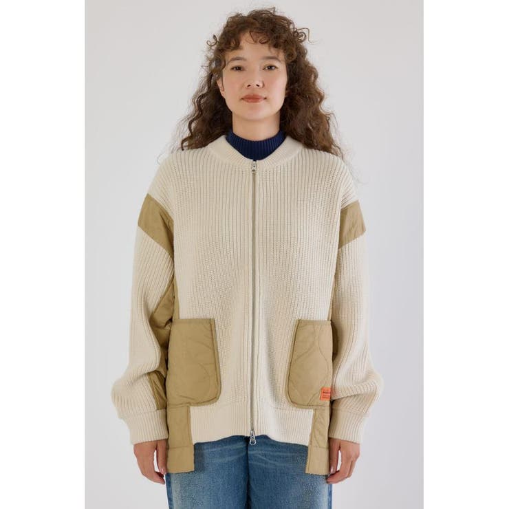 キルトドッキングニットブルゾン | RODEO CROWNS WIDE BOWL | 詳細画像7 