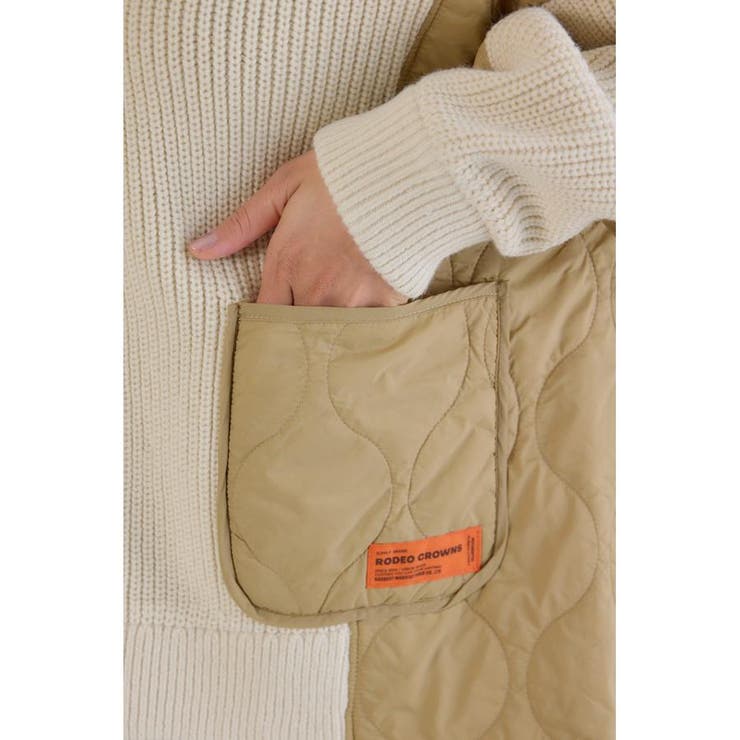 キルトドッキングニットブルゾン | RODEO CROWNS WIDE BOWL | 詳細画像11 