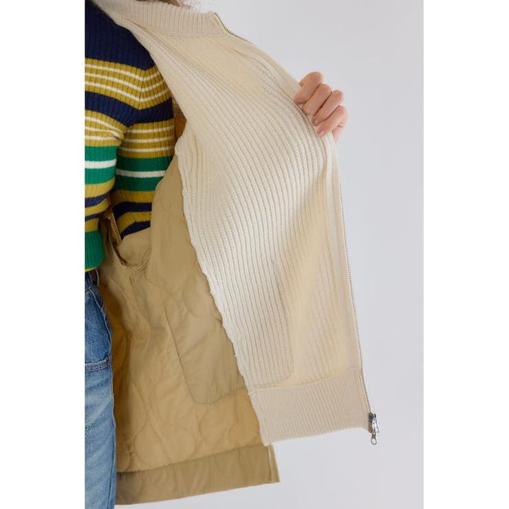 キルトドッキングニットブルゾン | RODEO CROWNS WIDE BOWL | 詳細画像14 