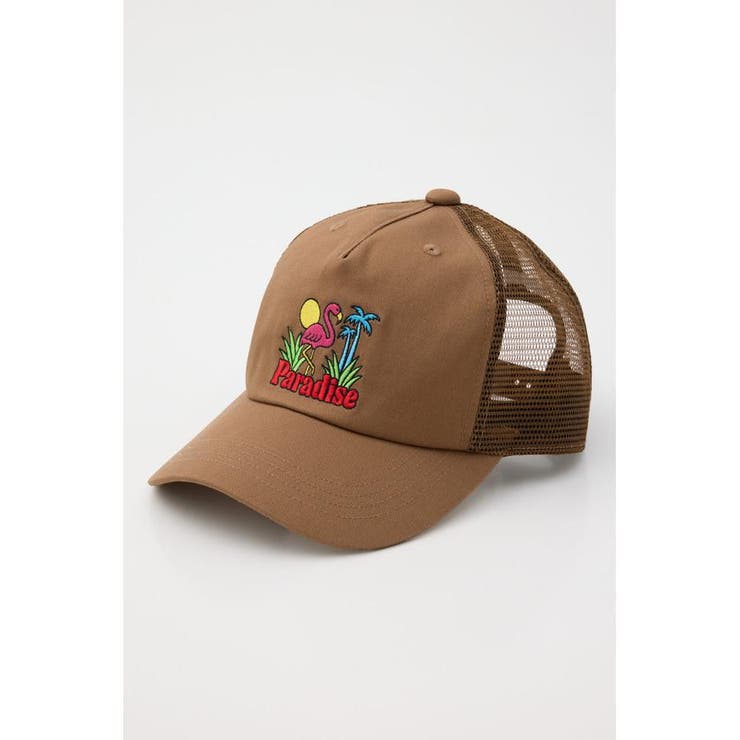 BRN | フラミンゴメッシュCAP | RODEO CROWNS WIDE BOWL