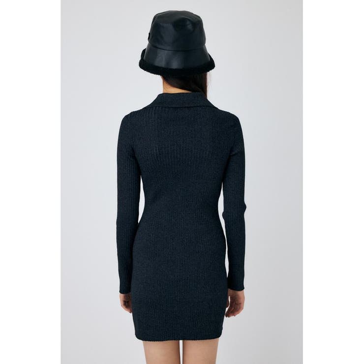ZIP UP LS MINI ドレス | MOUSSY OUTLET | 詳細画像6 