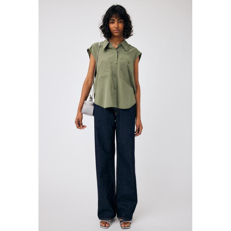 BACK OPEN SHIRT ベスト | MOUSSY OUTLET | 詳細画像10 