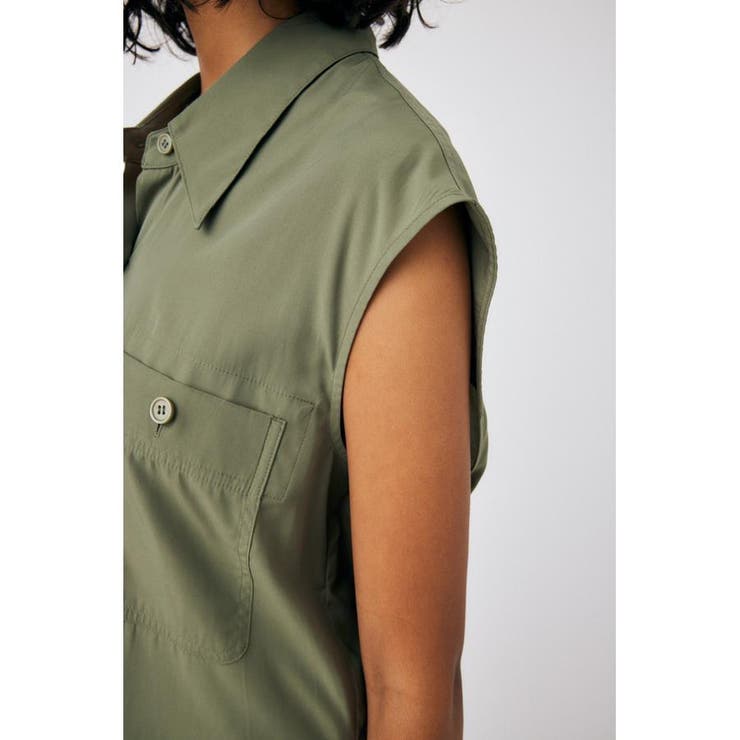 BACK OPEN SHIRT ベスト | MOUSSY OUTLET | 詳細画像15 