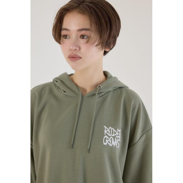 Right shoulder LOGOパーカーワンピース | RODEO CROWNS WIDE BOWL | 詳細画像26 