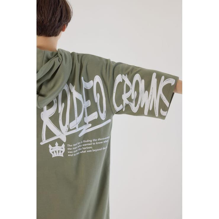 Right shoulder LOGOパーカーワンピース | RODEO CROWNS WIDE BOWL | 詳細画像30 