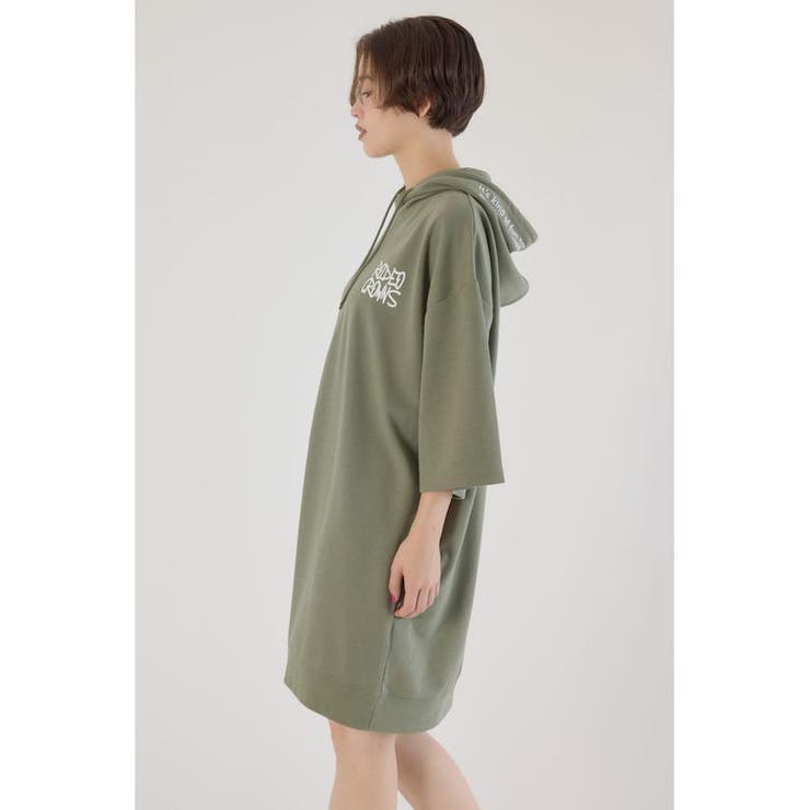 Right shoulder LOGOパーカーワンピース | RODEO CROWNS WIDE BOWL | 詳細画像17 